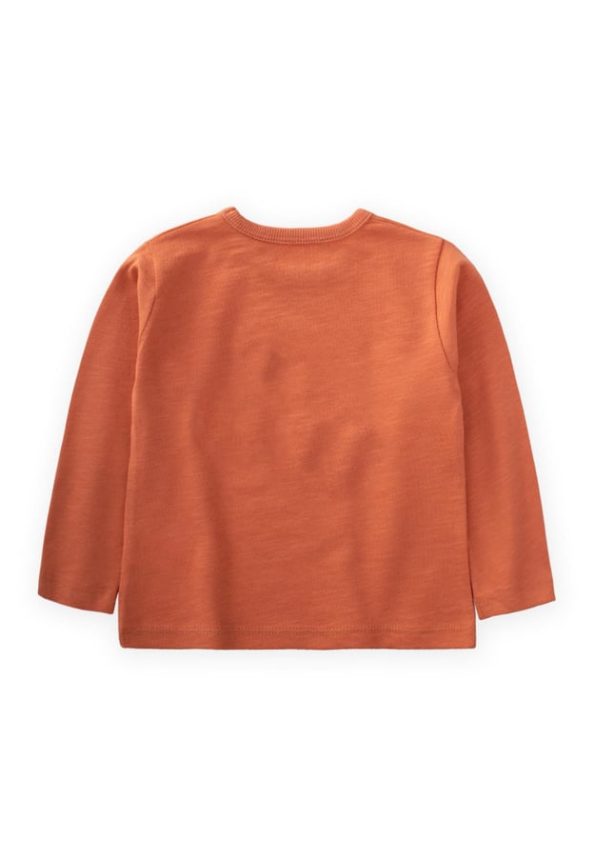 Seek Wildlife Embroidered Seasonal T-Shirt 1-7 Years Orange