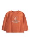 Seek Wildlife Embroidered Seasonal T-Shirt 1-7 Years Orange