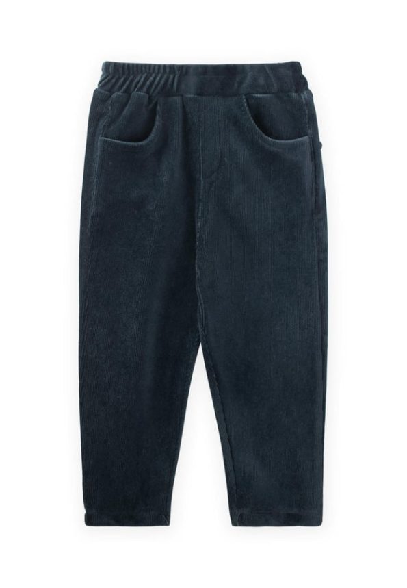 Corduroy Pants for Ages 1-8 Navy Blue