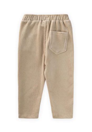 Corduroy Trousers for Ages 1-8 Beige