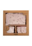 Patterned Hospital Exit Set Newborn Powder Pink
