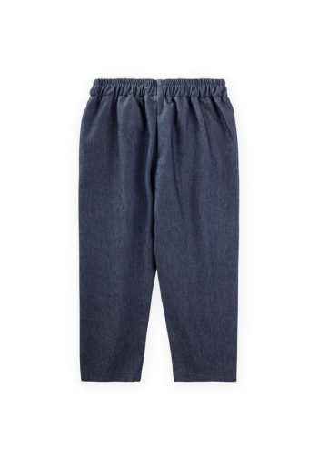 Pocket Detail Trousers for Ages 2-8 in Navy Blue