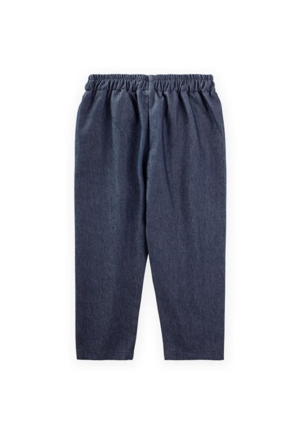 Pocket Detail Trousers for Ages 2-8 in Navy Blue