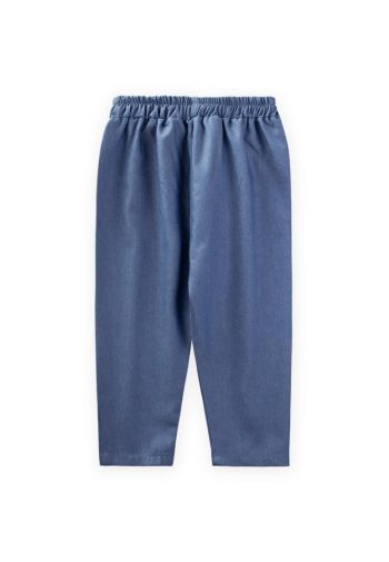 Pocket Detail Trousers for Ages 2-8 in Blue