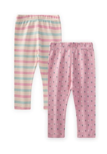 Pink Leggings Set for Ages 1-8