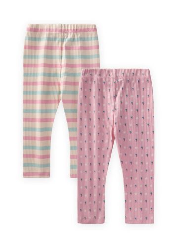 Pink Leggings Set for Ages 1-8