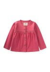 Lace Detail Seasonal Girls Cardigan 1-5 Years Fuchsia