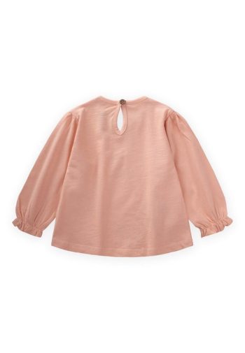 Flower Embroidered Long Sleeve T-Shirt for Ages 1-7