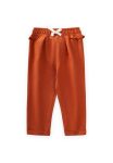 Ruffled Tracksuit for Ages 1-5 in Terracotta