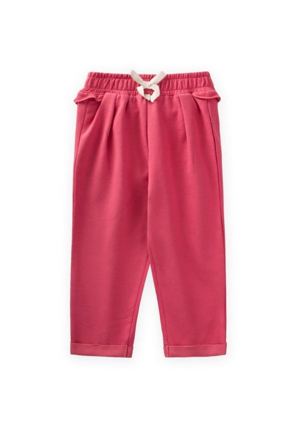 Ruffled Sweatpants for Ages 1-5 in Pink
