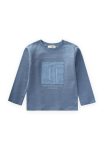 Printed Sweatshirt for Ages 2-10 Indigo Blue