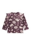 Patterned Long Sleeve T-Shirt for Ages 2-10 in Purple