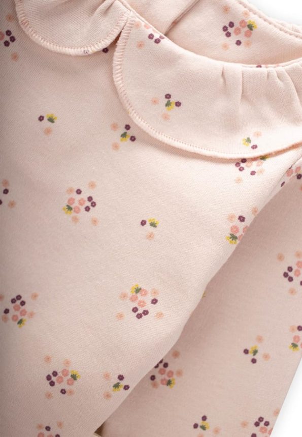 Baby Collared Bodysuit 0-2 Years Powder Pink