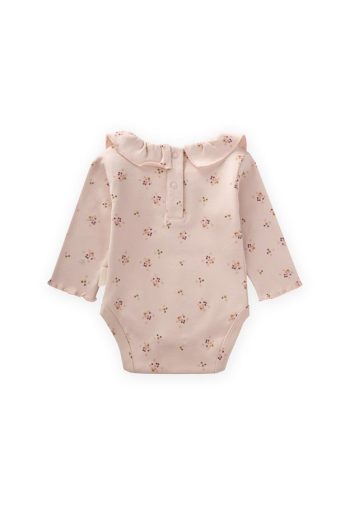 Baby Collared Bodysuit 0-2 Years Powder Pink