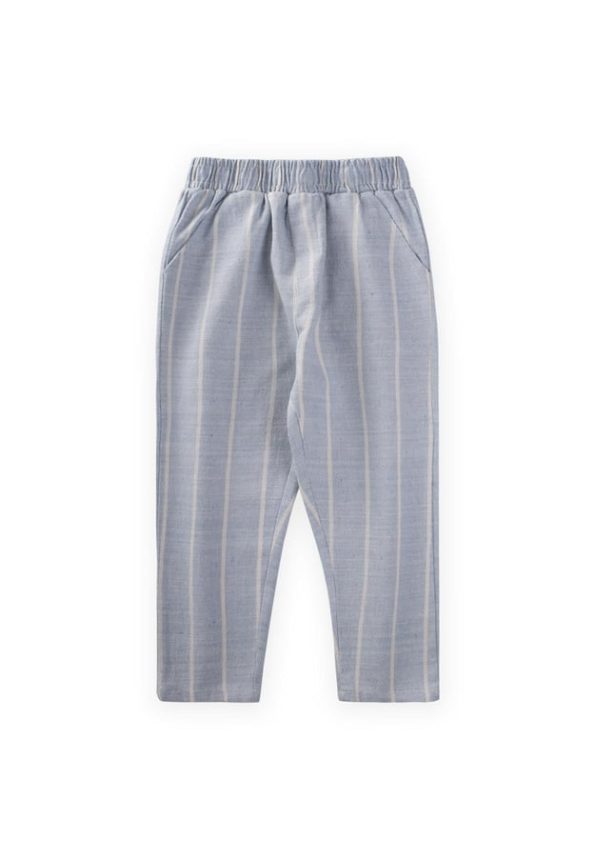 Striped Pants for Ages 4-12 Blue