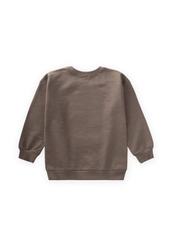 Geometric Appliqué Sweatshirt for Ages 2-7 - Mink