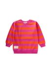 Striped Knit Sweatshirt for Ages 2-12 Orange Fuchsia
