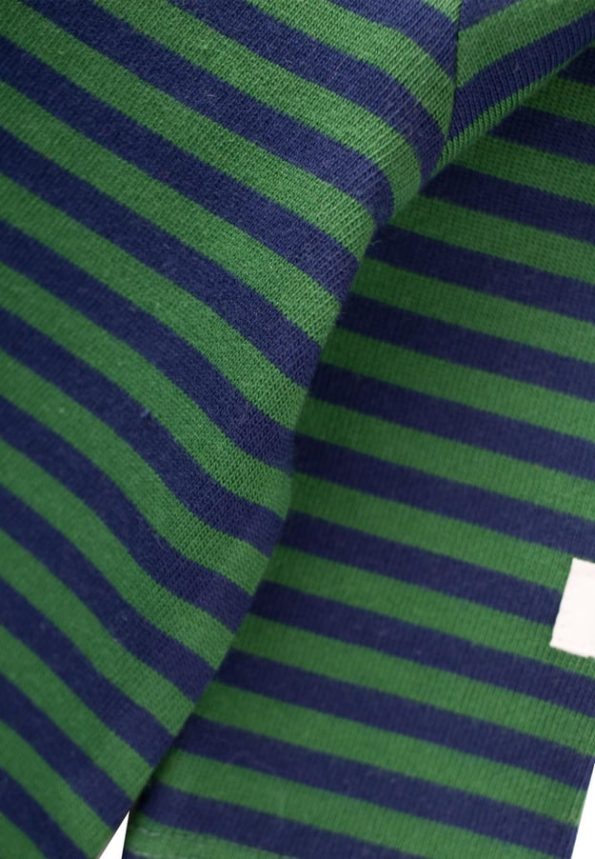 Striped Knit Jumpsuit for Ages 0-3 in Khaki and Navy