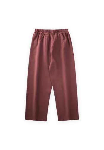 Seasonal Modal Pants for Ages 2-8 in Burgundy