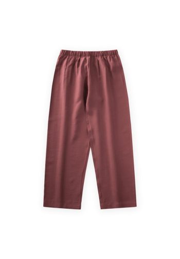 Seasonal Modal Pants for Ages 2-8 in Burgundy