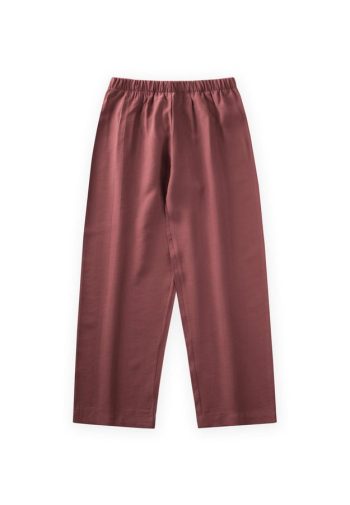 Seasonal Modal Pants for Ages 8-12 in Burgundy