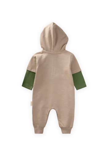 Garni Detailed Overall for Ages 0-3 in Beige
