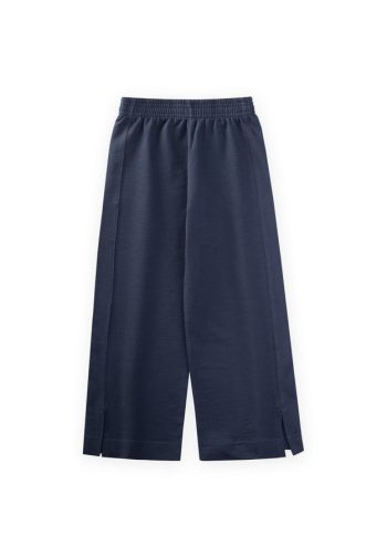 Wide Cut Pants for Ages 4-12 Navy Blue