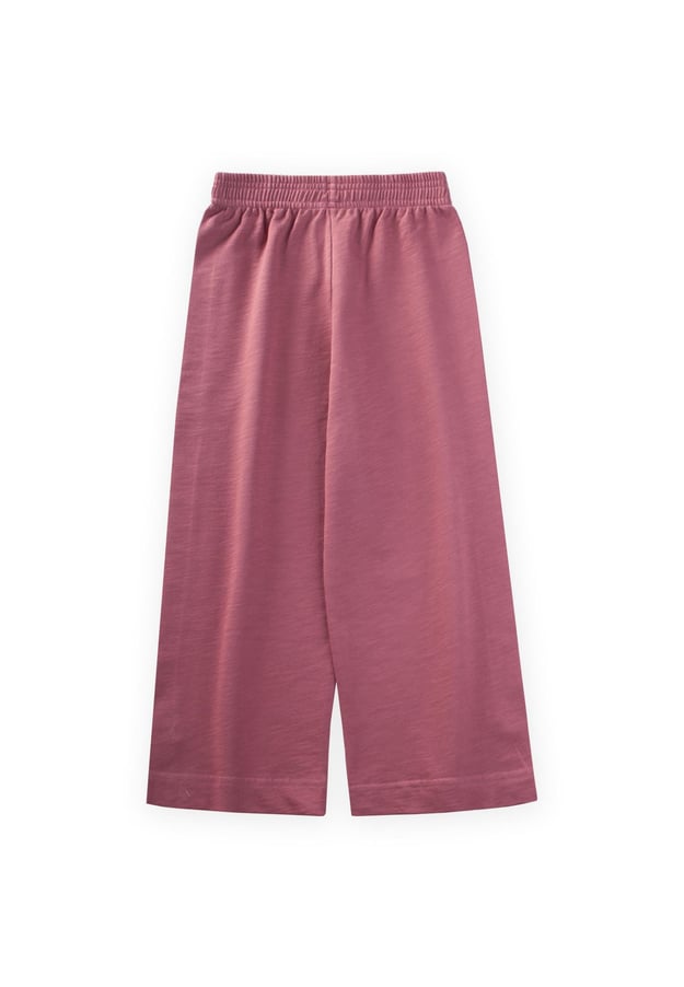 71363-5019genis-kesim-pantolon-4-12-ya-7c2-ae.jpg Wide Leg Trousers for Ages 4-12 Dusty Rose