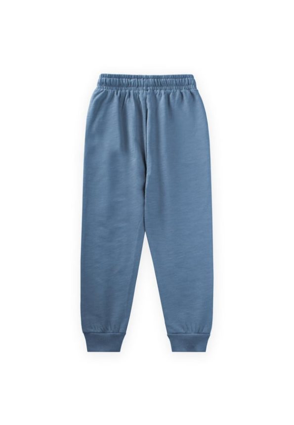 Pocketed Sweatpants for Ages 4-12 in Indigo Blue