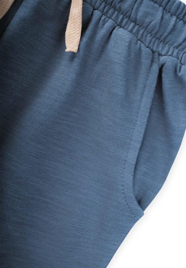 Pocketed Sweatpants for Ages 4-12 in Indigo Blue