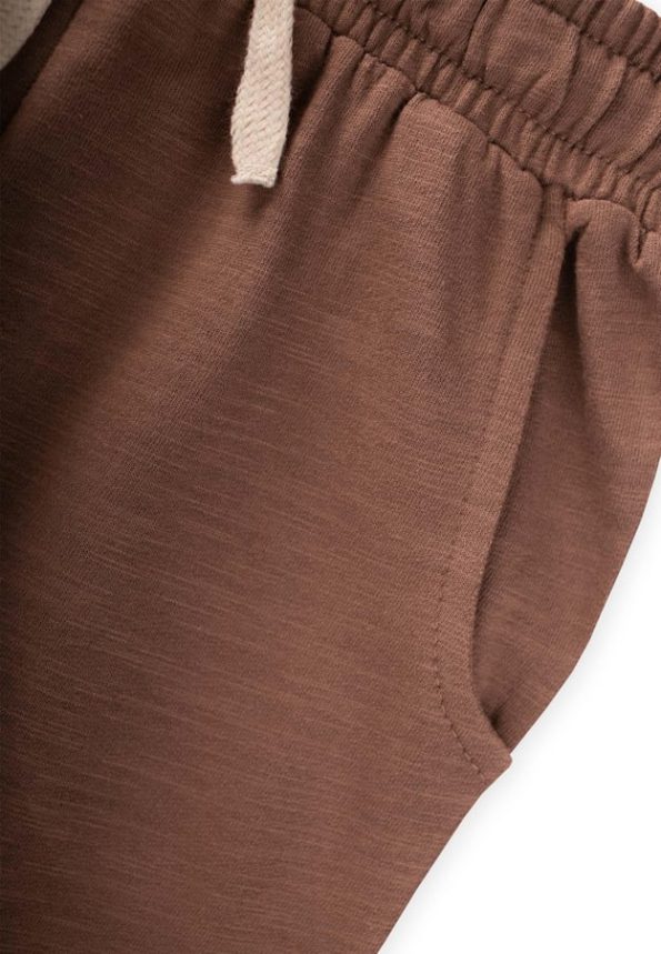 Pocketed Sweatpants for Ages 4-12 in Brown
