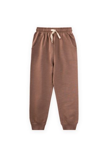 Pocketed Sweatpants for Ages 4-12 in Brown