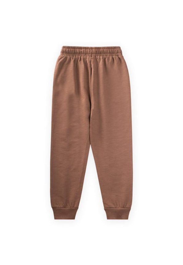 Pocketed Sweatpants for Ages 4-12 in Brown