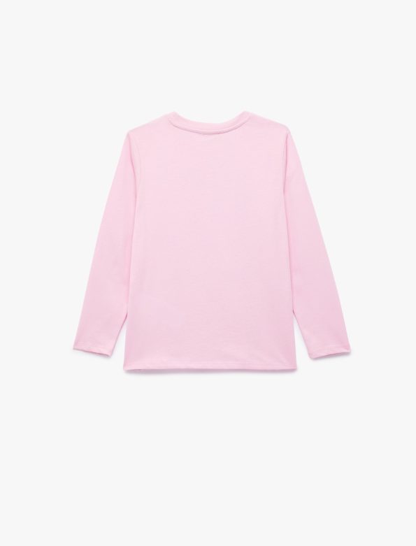 Girl Cat Print T-Shirt
