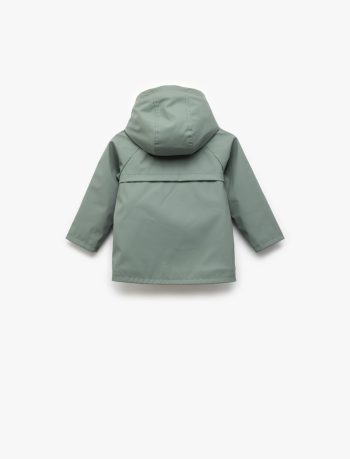 Baby Boy Hooded Raincoat