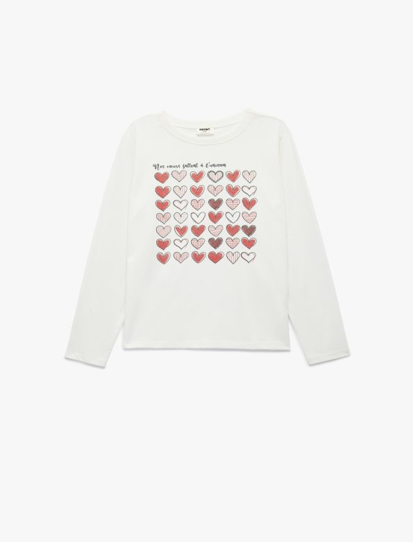 Girl Heart Printed T-Shirt