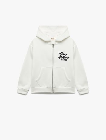 Girl Zippered Hoodie