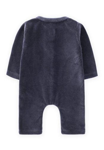 Velvet Jumpsuit 0-3 Years Gray