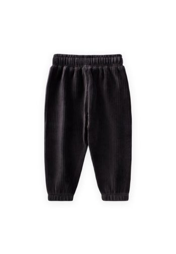 Corduroy Jogger Pants for Kids 1-10 Years Black