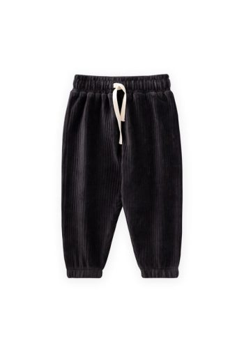 Corduroy Jogger Pants for Kids 1-10 Years Black
