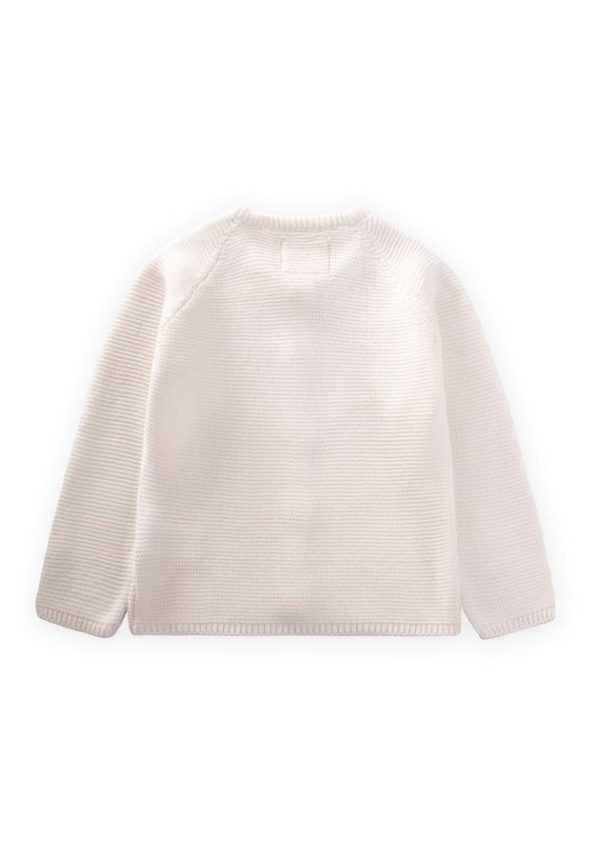 Links Knit Cardigan 1-5 Years Ecru