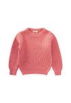 Round Neck Knitted Sweater 2-8 Years Salmon