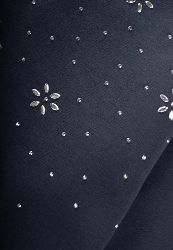 Stone Detail Sweatshirt for Ages 4-12 in Anthracite