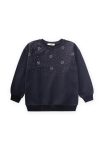 Stone Detail Sweatshirt for Ages 4-12 in Anthracite