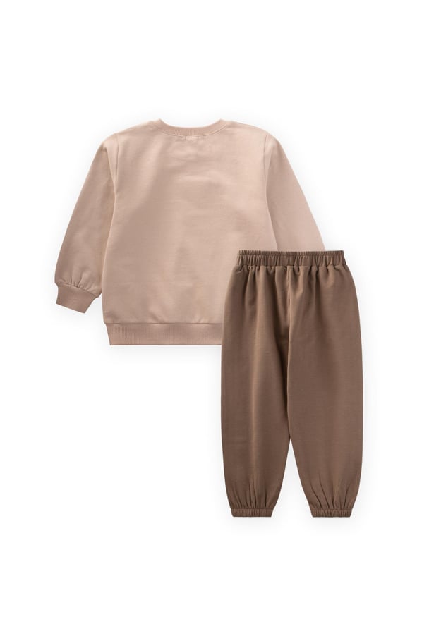 81410-5021kirpi-baskili-sweatshirt-tak-82c53a.jpg Hedgehog Printed Sweatshirt Set 0-5 Years Beige
