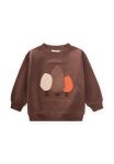 Embroidered Sweatshirt for Ages 1-7 in Brown
