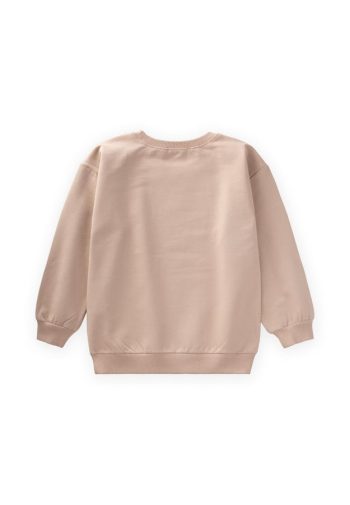 Printed Sweatshirt for Ages 4-12 Beige