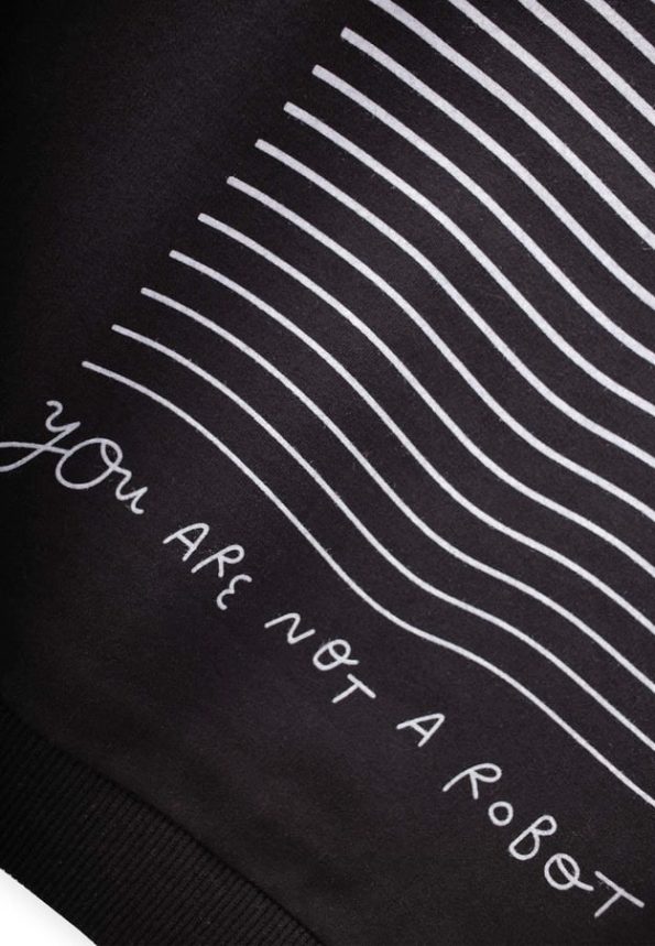 Printed Sweatshirt for Ages 4-12 Black