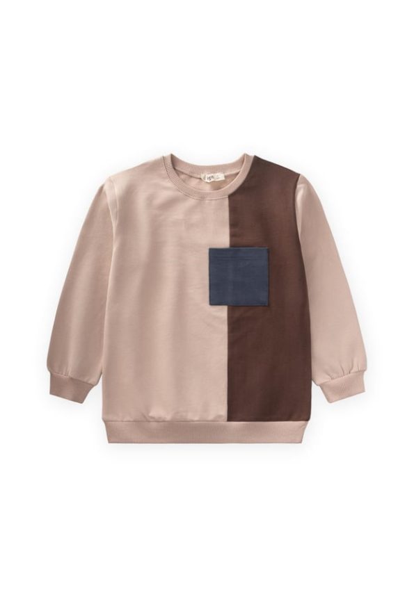 Beige Sweatshirt for Ages 4-12