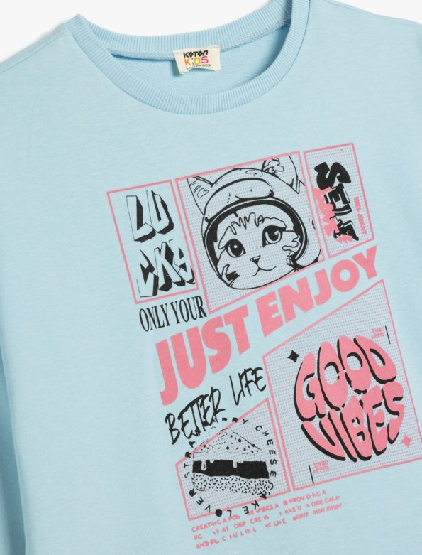 Girl Printed Sweatshirt